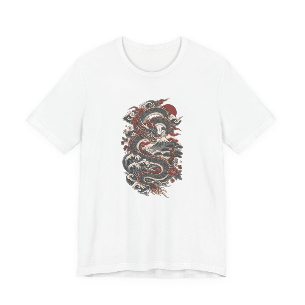 Japanese Dragon and Mount Fuji Tee