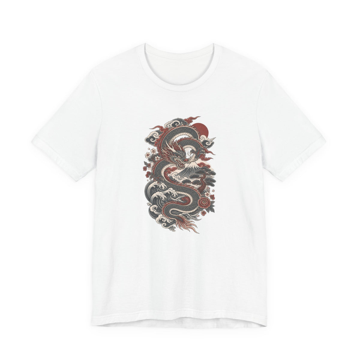 Japanese Dragon and Mount Fuji Tee