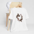 Koi Fish and Cherry Blossoms - Japanese Ink Art T-Shirt