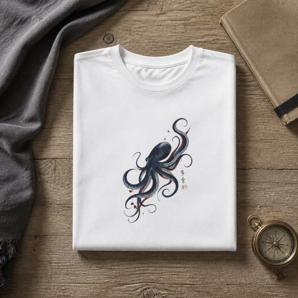 Japanese Ink Octopus Tee