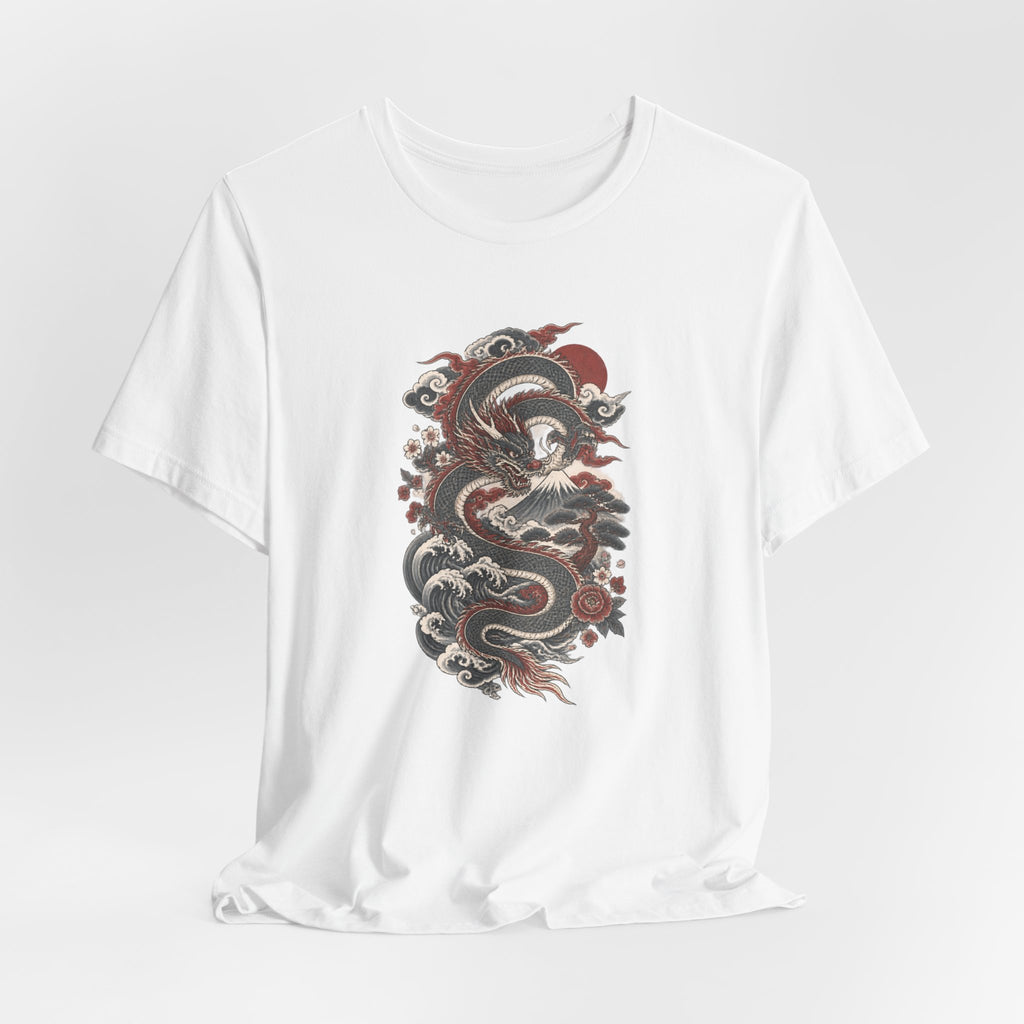 Japanese Dragon and Mount Fuji Tee