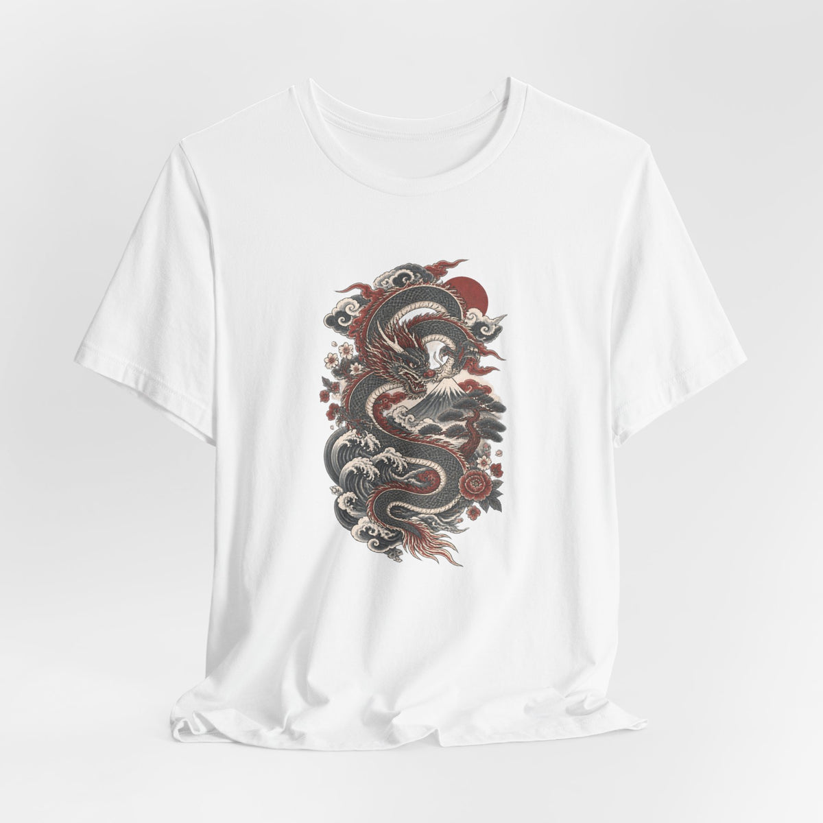 Japanese Dragon and Mount Fuji Tee